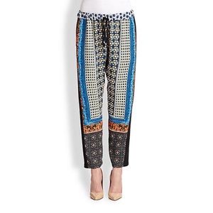 Clover Canyon | Printed Drawstring Ankle Pants